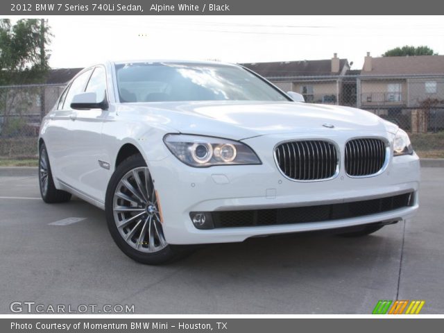 2012 BMW 7 Series 740Li Sedan in Alpine White