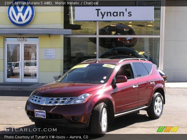 2005 Nissan Murano S AWD in Merlot Metallic