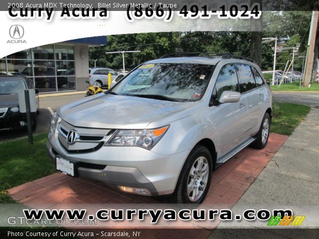 2008 Acura MDX Technology in Billet Silver Metallic