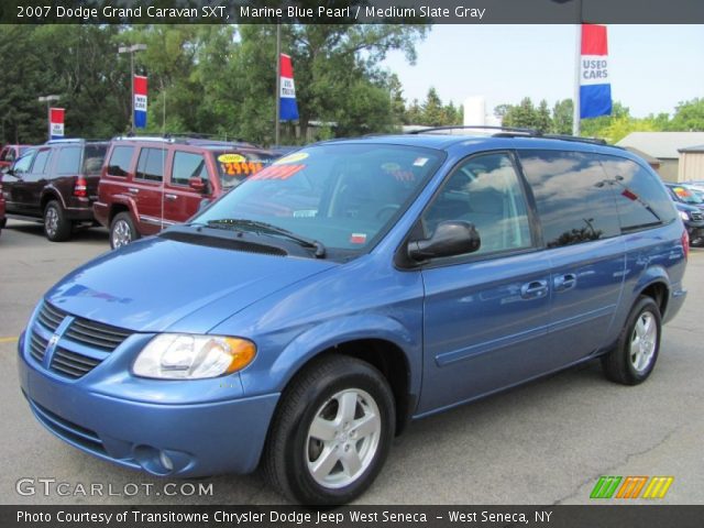 2007 Dodge Grand Caravan SXT in Marine Blue Pearl