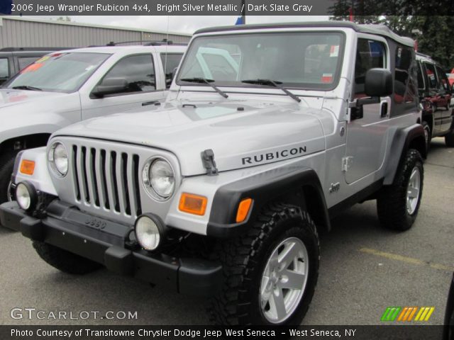2006 Jeep Wrangler Rubicon 4x4 in Bright Silver Metallic