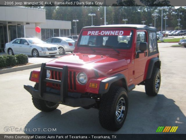 2006 Jeep Wrangler SE 4x4 in Flame Red