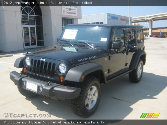 2012 Jeep Wrangler Unlimited Rubicon 4x4 in Black