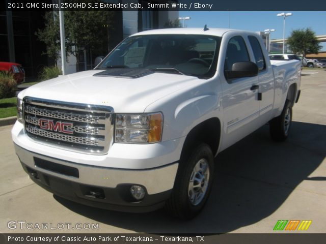 2011 GMC Sierra 2500HD SLE Extended Cab in Summit White