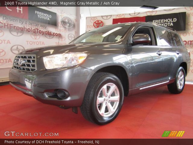 2008 Toyota Highlander 4WD in Magnetic Gray Metallic