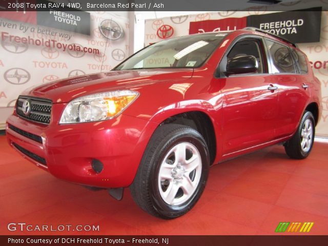 2008 Toyota RAV4 4WD in Barcelona Red Pearl