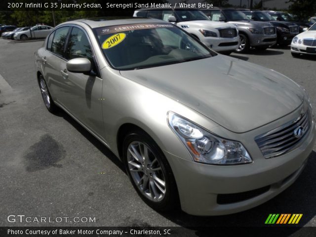 2007 Infiniti G 35 Journey Sedan in Serengeti Sand Metallic