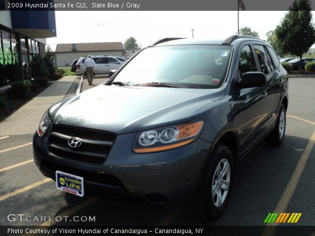 2009 Hyundai Santa Fe GLS in Slate Blue