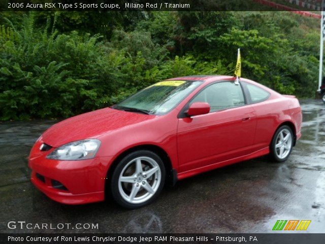 2006 Acura RSX Type S Sports Coupe in Milano Red