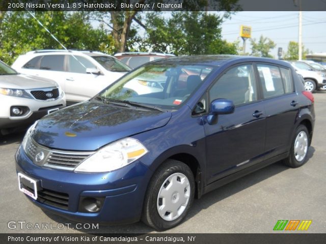 2008 Nissan Versa 1.8 S Hatchback in Blue Onyx