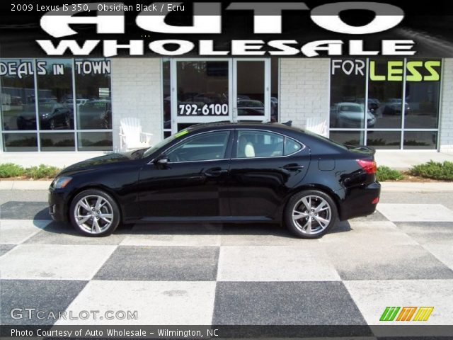 2009 Lexus IS 350 in Obsidian Black