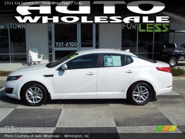 2011 Kia Optima LX in Snow White Pearl