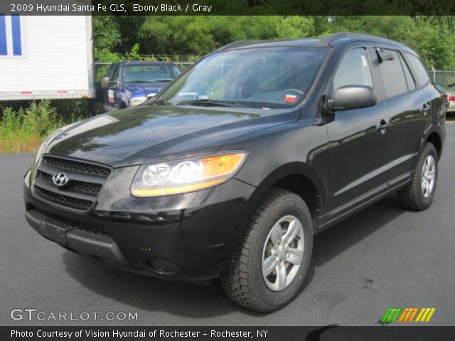 2009 Hyundai Santa Fe GLS in Ebony Black