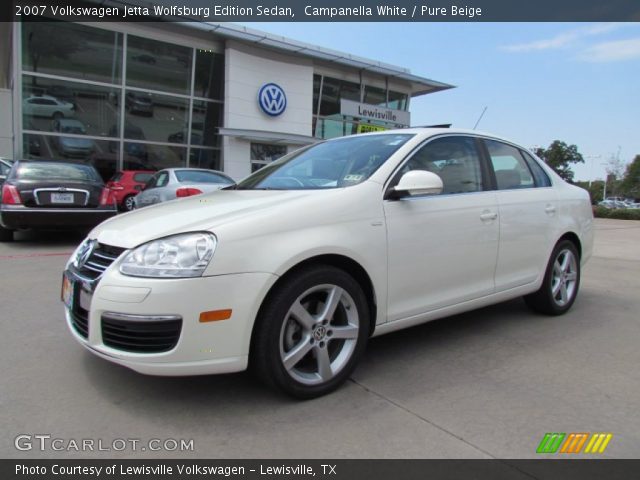 2007 Volkswagen Jetta Wolfsburg Edition Sedan in Campanella White