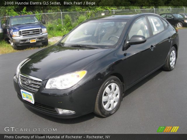 2008 Hyundai Elantra GLS Sedan in Black Pearl