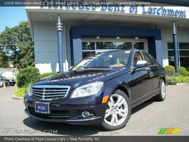 2008 Mercedes-Benz C 300 4Matic Luxury in Capri Blue Metallic