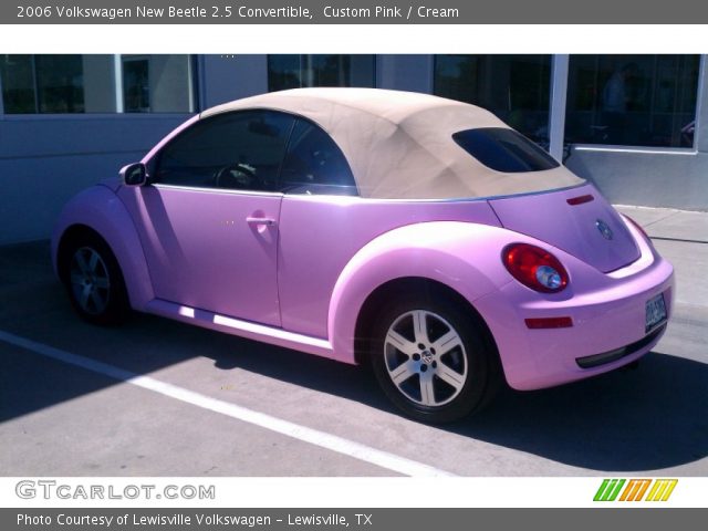 2006 Volkswagen New Beetle 2.5 Convertible in Custom Pink