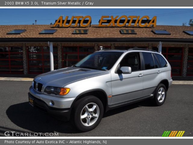 2003 BMW X5 3.0i in Titanium Silver Metallic