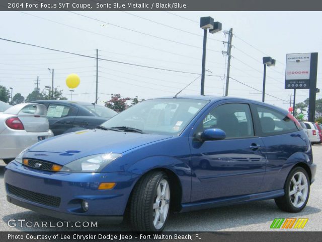 2004 Ford Focus SVT Coupe in Sonic Blue Metallic