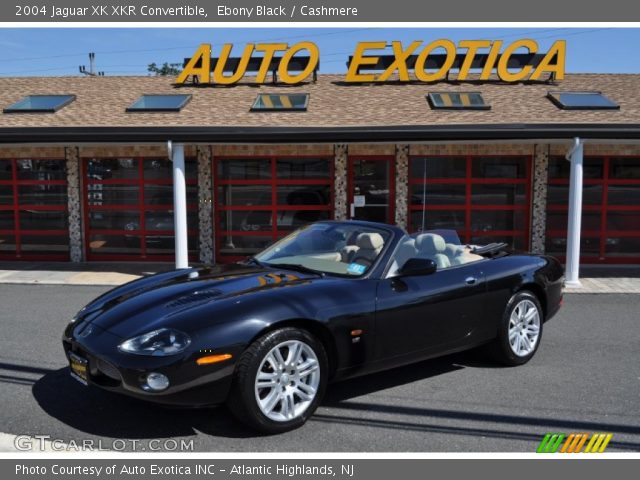 2004 Jaguar XK XKR Convertible in Ebony Black