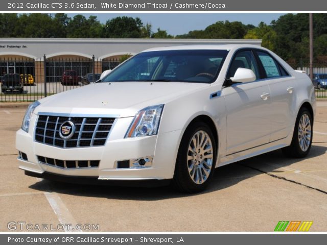 2012 Cadillac CTS 3.6 Sedan in White Diamond Tricoat