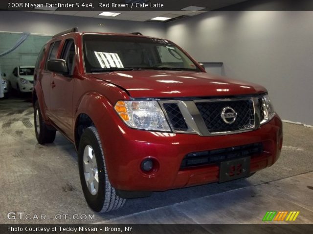 2008 Nissan Pathfinder S 4x4 in Red Brawn