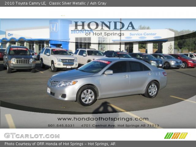 2010 Toyota Camry LE in Classic Silver Metallic