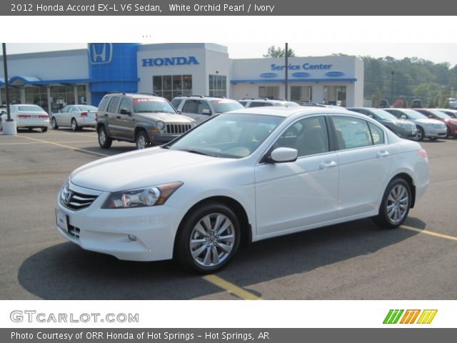 2012 Honda Accord EX-L V6 Sedan in White Orchid Pearl