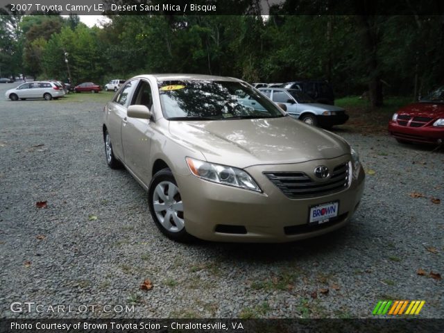 2007 Toyota Camry LE in Desert Sand Mica