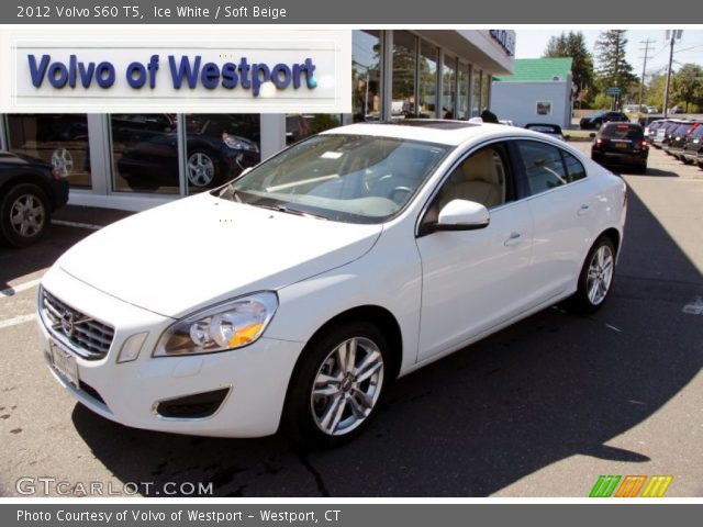 2012 Volvo S60 T5 in Ice White