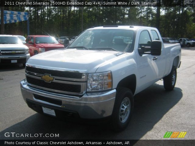 2011 Chevrolet Silverado 2500HD Extended Cab 4x4 in Summit White