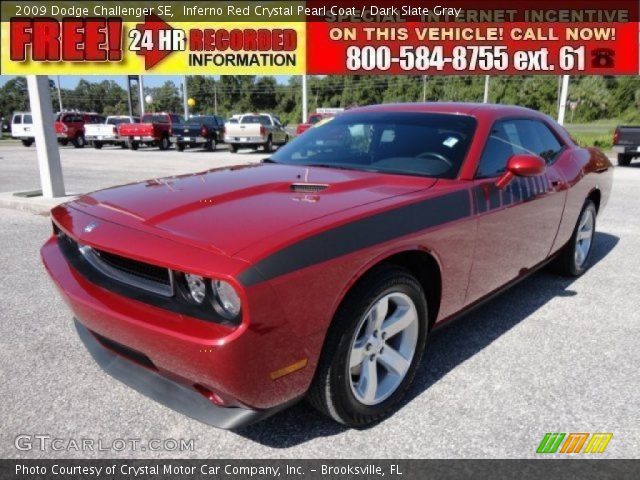 2009 Dodge Challenger SE in Inferno Red Crystal Pearl Coat