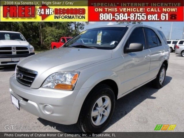 2008 Kia Sorento LX in Bright Silver