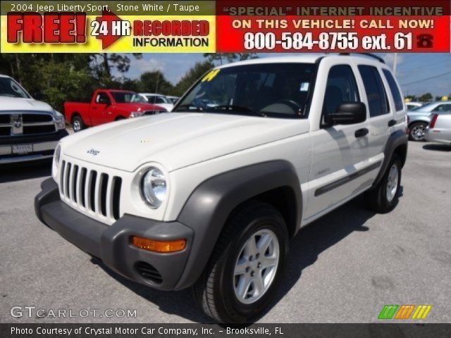 2004 Jeep Liberty Sport in Stone White