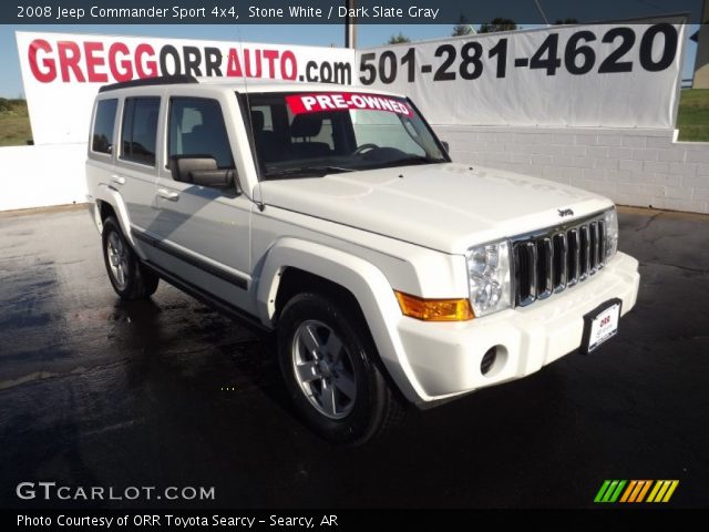 2008 Jeep Commander Sport 4x4 in Stone White