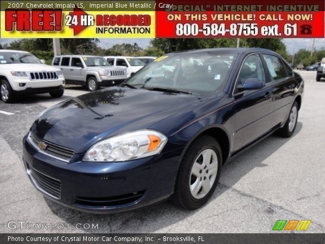 2007 Chevrolet Impala LS in Imperial Blue Metallic