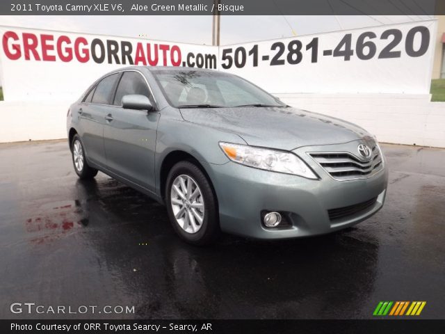 2011 Toyota Camry XLE V6 in Aloe Green Metallic