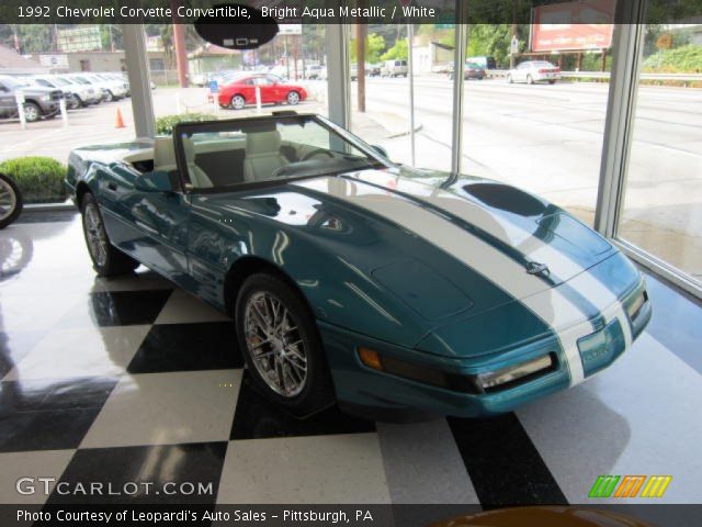 1992 Chevrolet Corvette Convertible in Bright Aqua Metallic