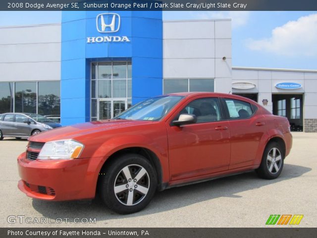 2008 Dodge Avenger SE in Sunburst Orange Pearl