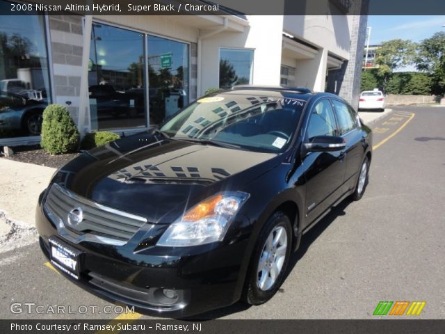 2008 Nissan Altima Hybrid in Super Black