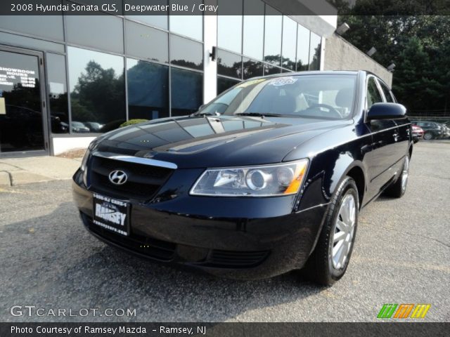 2008 Hyundai Sonata GLS in Deepwater Blue