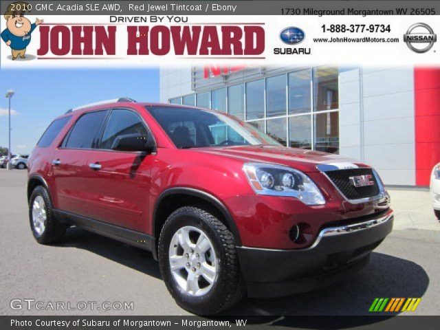 2010 GMC Acadia SLE AWD in Red Jewel Tintcoat