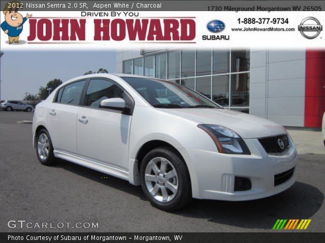 2012 Nissan Sentra 2.0 SR in Aspen White