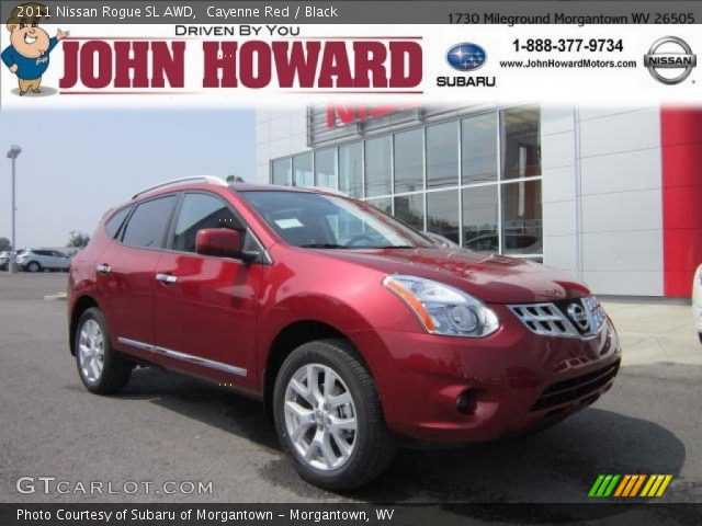 2011 Nissan Rogue SL AWD in Cayenne Red