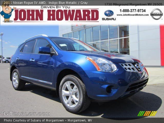 2011 Nissan Rogue SV AWD in Indigo Blue Metallic