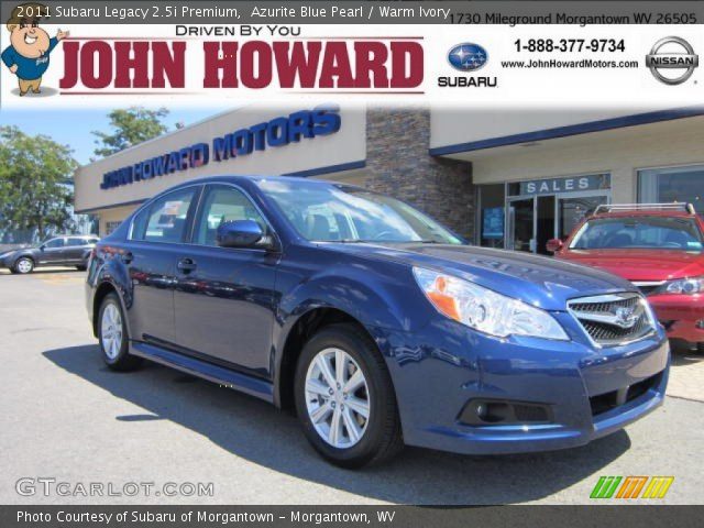 2011 Subaru Legacy 2.5i Premium in Azurite Blue Pearl