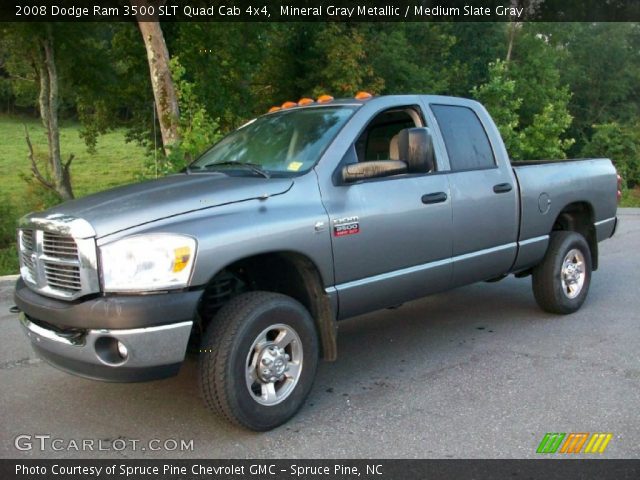 2008 Dodge Ram 3500 SLT Quad Cab 4x4 in Mineral Gray Metallic