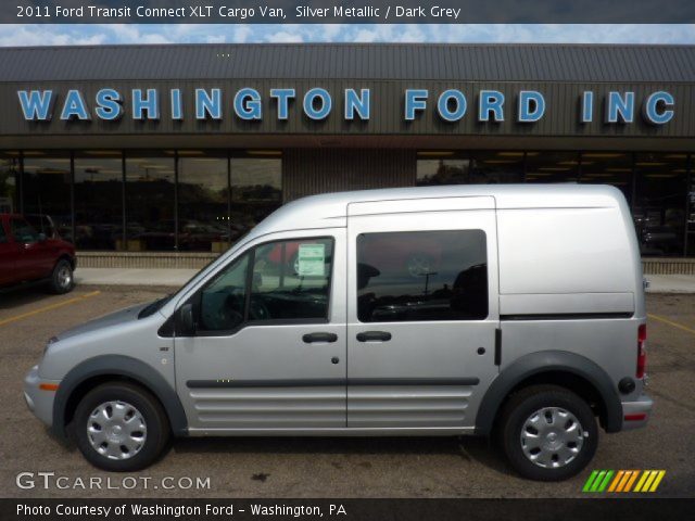 2011 Ford Transit Connect XLT Cargo Van in Silver Metallic