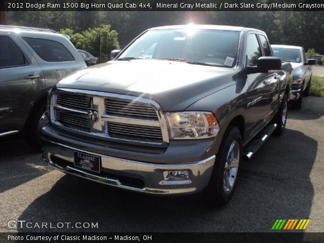 2012 Dodge Ram 1500 Big Horn Quad Cab 4x4 in Mineral Gray Metallic