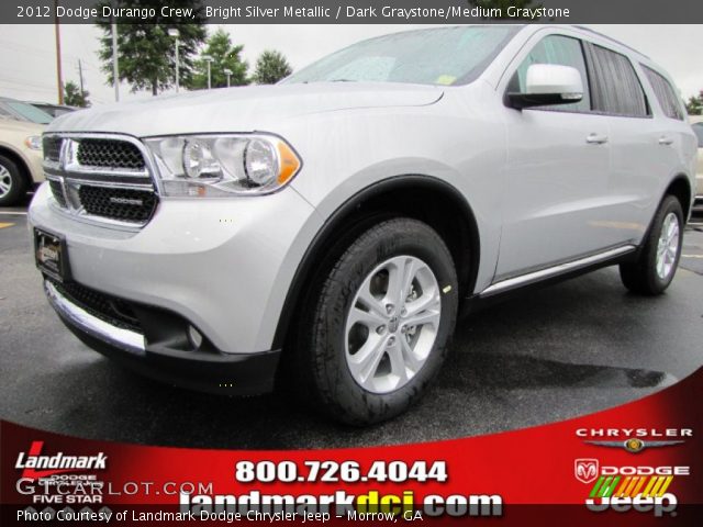 2012 Dodge Durango Crew in Bright Silver Metallic